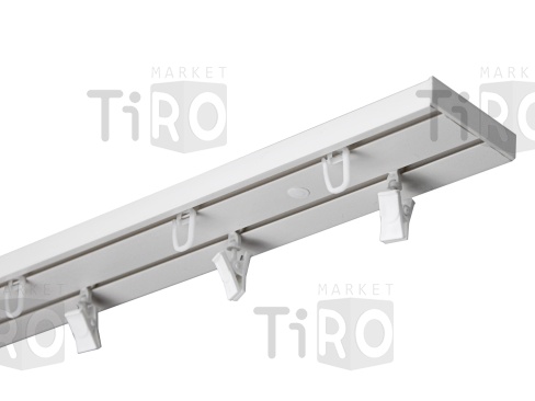 Карниз потолочный "Стандарт-А" 3,5м 2-рядный, в сборе