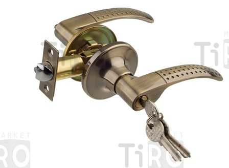 Защелка "Trodos" ЗВ6-01 (бронза), ключ/фиксатор