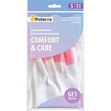 Перчатки хозяйственные, виниловые Paterra комфорт, ХL 402-930 /24/