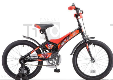 Велосипед Stels Orion Jet Z010, 14 (8.5" Черно/Оранжевый)