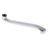 Излив смесителя, для ванны 30см, прямой, нержавеющая сталь М7230F