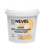 Клей Клей Nevel Silver морозостойкий для напольных покрытий, для ковролина, линолеума, кафеля 1,3кг