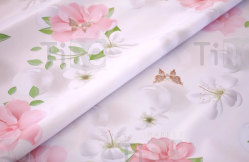 Клеенка "Глянец" 5016-1, трехслойная на тканевой основе 1,37*20м