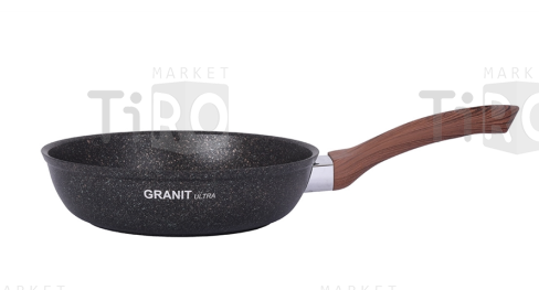 Сковорода алюминиевая Кукмор Granit Ultra сго240а 240/60мм Сковорода алюминиевая Кукмор Granit Ultra сго240а 240/60мм