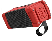 Колонка беспроводная Hoco HC6, влагозащитная (USB, FM, TF card, Aux) цвет красный