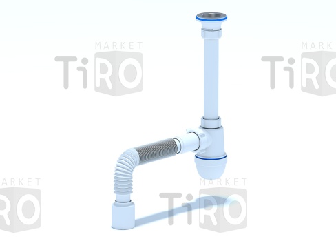 Сифон  AНИ 1 1/4*40 с гибкой трубой 40*40/50 С2015 /30/ (шт.)