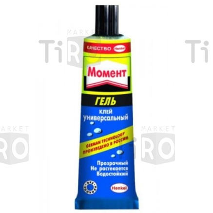 Клей "Момент Гель" Henkel 125 мл в шоубоксе Клей "Момент Гель" Henkel 125 мл в шоубоксе