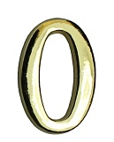 Цифра дверная Аллюр "0"