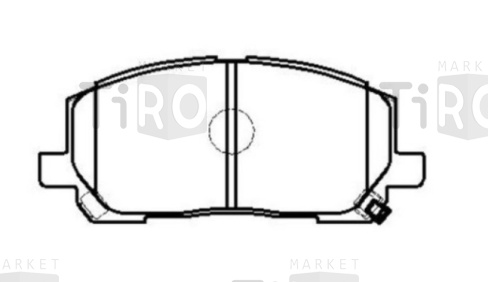 Колодки тормозные V986 Toyota PF1457 04465-48030 Колодки тормозные V986 Toyota PF1457 04465-48030
