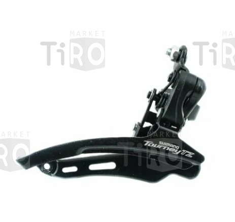 Переключатель передний Shimano Tourney 14242, TZ510, 3x6/7 скоростей, нижняя тяга, 48T, хомут 28.6мм Переключатель передний Shimano Tourney 14242, TZ510, 3x6/7 скоростей, нижняя тяга, 48T, хомут 28.6мм