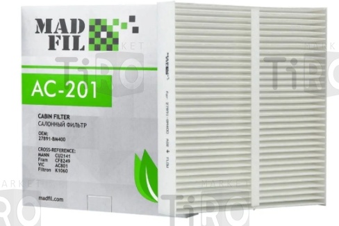 Фильтр салона Madfil AC-201