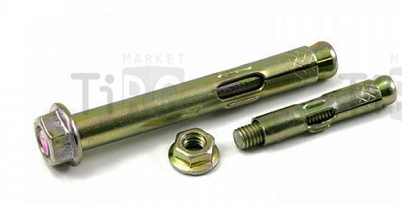 Анкерный болт с гайкой 10х77, 178С-10-77 (2шт.) Анкерный болт с гайкой 10х77, 178С-10-77 (2шт.)