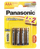Батарейки Panasonic LR 3 Alkaline Power BL*6 (4+2) (мизинчиковые)