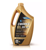 Моторное синтетическое масло Cworks Oil 0W-30 SN/CF C3, 4L