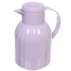 Термос пластмассовый 1,0л колба стеклянная 1 кружка, Jia Bao 2644H Фиолетовый