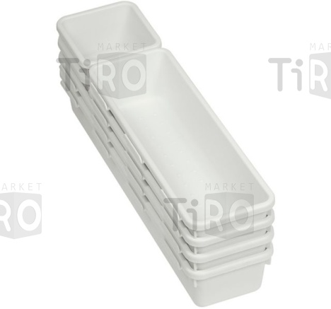 Лоток 8*30*5 см белый Idea М1612