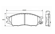 Колодки Transmaster TR278\91060\410606N091