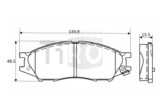 Колодки Transmaster TR278\91060\410606N091