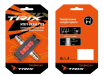 Колодки тормозные Trix, для V-br, 70мм, резьбовые, с шайбами и гайками, комплект 2шт., синие, индив