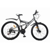 Велосипед 26" Rook TS260D, TS260D-BK/SR черный/серебристый