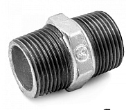 Ниппель чугун оцинкованный ДУ-25, НP Fittex, 127-3554