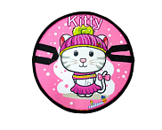 Ледянка круг "Fani Sani", "Kitty" розовый принт d=35 см