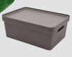 Коробка для хранения Фортуна (380*280*150см) коричнево-серая