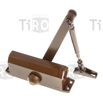 Доводчик дверной Trodos TD-80, до 80кг, коричневый Доводчик дверной Trodos TD-80, до 80кг, коричневый