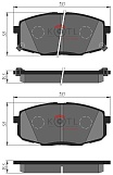 Тормозные колодки Kotl 3342KT