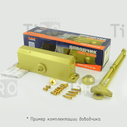 Доводчик Нора-М №5S 160кг, золото морозостойкий