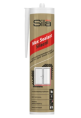 Герметик Sila Pro Max Sealant Silacril, силиконизированный для окон и дверей, белый, 290мл