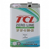 Моторное масло TCL Zero Line Fully Synth Fuel Economy SP GF-6 0w20, 4л