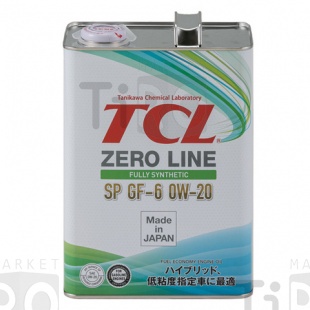 Моторное масло TCL Zero Line Fully Synth Fuel Economy SP GF-6 0w20, 4л Моторное масло TCL Zero Line Fully Synth Fuel Economy SP GF-6 0w20, 4л