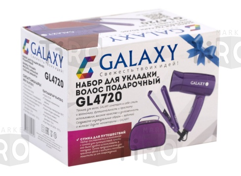 Стайлер набор Galaxy GL-4720, фен+щипцы 