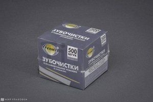 Зубочистки AVIORA   500шт. в карт.упаковке 500шт. 401-486 /50/