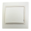 Выключатель Lezard Mira 1СП, 701-0303-100 крем Выключатель Lezard Mira 1СП, 701-0303-100 крем
