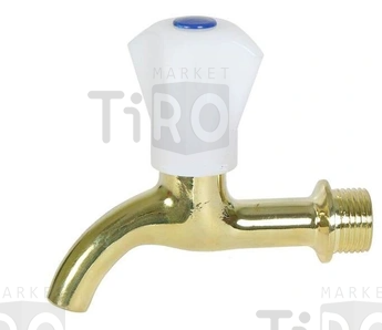 Кран водоразборный тип СССР DS-820, желтый