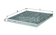 Фильтр салонный угольный Mahle LAK 157 S0322 (CUK 2035)