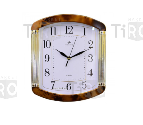Часы настенные "Atlantis" TLD-6169A, коричневый