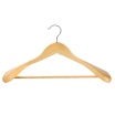 Вешалка Vetta для одежды 45*5,5см, широкие плечи, деревянная, светлое дерево