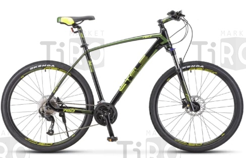 Велосипед Stels Navigator-760, V010, 27.5" D (21" Черный) Велосипед Stels Navigator-760, V010, 27.5" D (21" Черный)