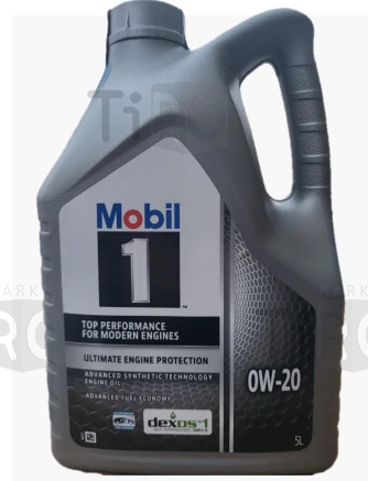 Моторное масло Mobil 1 EU 0w20, 5л Моторное масло Mobil 1 EU 0w20, 5л