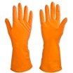 Перчатки резиновые Vetta оранжевые для уборки размер XL