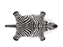 Коврик 115*150см. Dekorelle Zebra, VZ001