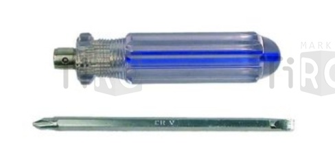 Отвертка универсальная 2в1 CrV 6.3*Ph2*100мм. 6440063