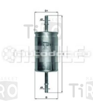 Фильтр топливный погружной Mahle KL 559 Z0322 (WK 614/46)