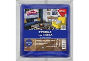 Тряпка для пола АккуратЪ Home микрофибра, 80*100см, синяя 