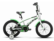 Велосипед Stels Shadow VC 16" (9.5" Белый/зеленый)