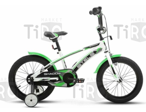 Велосипед Stels Shadow VC 16" (9.5" Белый/зеленый) Велосипед Stels Shadow VC 16" (9.5" Белый/зеленый)
