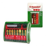 Биты набор, Hammer 203-904 Ph/Pz/Sl/Hx 9 предметов